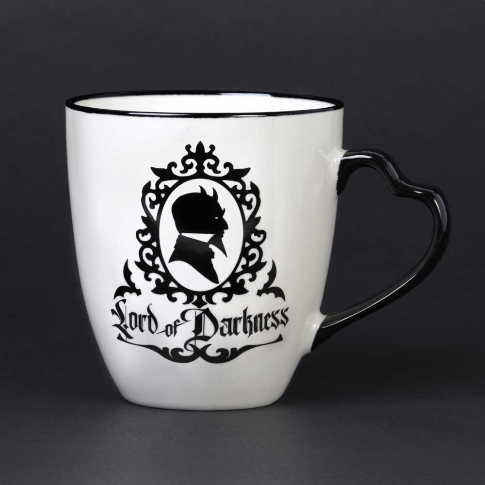Alchemy - Queen of the Night & Lord of Darkness Couple set Mug - White/Black